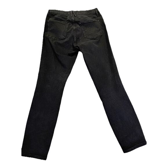 Good American Jeans Women’s Sz 8 29 Good Legs Crop Black Denim - Picture 3 of 10